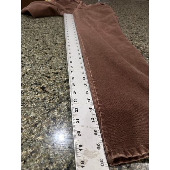 St Johns Bay Corduroy Pants Women Size 8 Brown Bootcut Academia Preppy Cotton - Picture 5 of 6